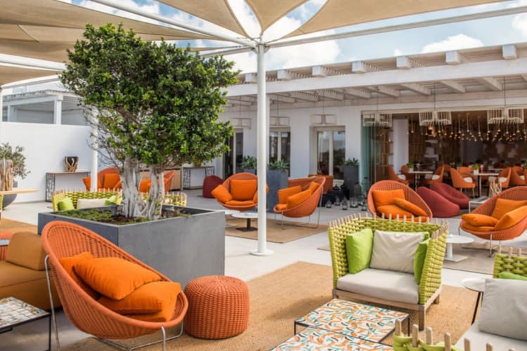 Outdoor seating area